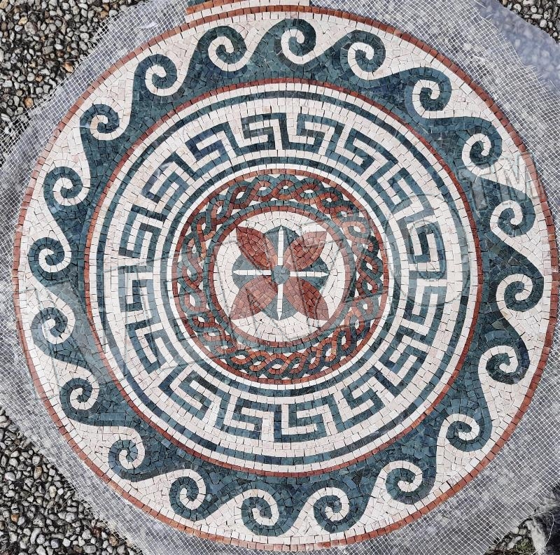 Mosaico MK056 griega-romana medallón