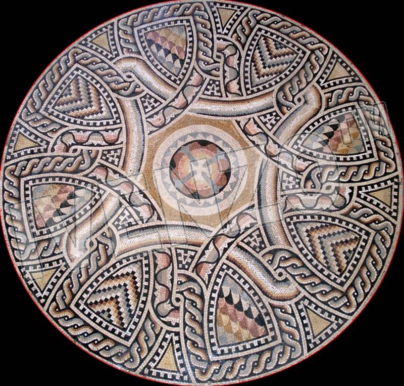 Mosaico MK062 medallón romano