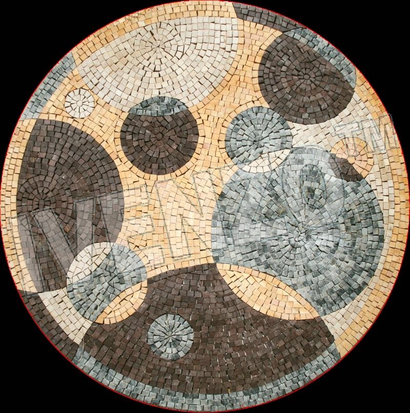 Mosaico MK067 círculos multicolores