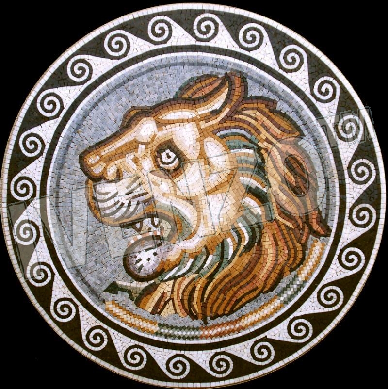 Mosaico MK081 León de Sabrata