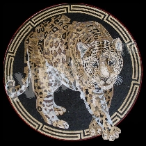 Mosaico leopardo