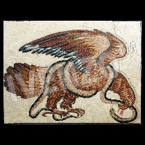 Mosaico Águila y serpiente