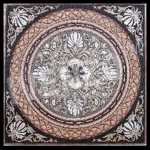Mosaico alfombra cuadrada