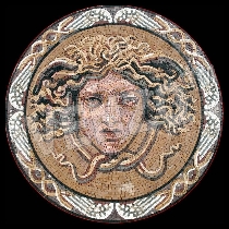 Mosaico Medusa Pistrucci