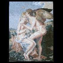 Mosaico Gérard: Cupido y Psique
