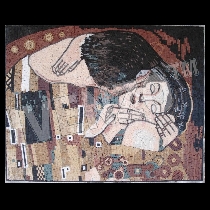 Mosaico Gustav Klimt: El Beso
