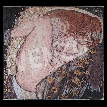 Mosaico Gustav Klimt: Dánae