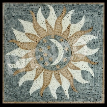 Mosaico Sol-luna-estrellas
