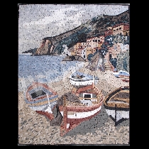 Mosaico del barrio pesquero