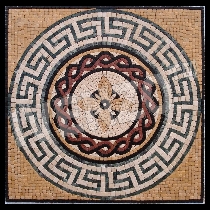 Mosaico Griega-romana medallón