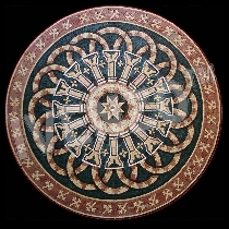 Mosaico medallón romano