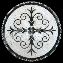 Mosaico medallón de Pompeya